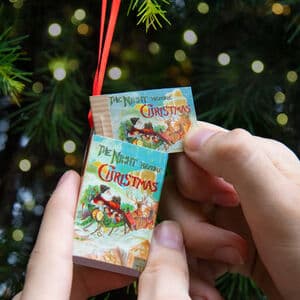 Tree Decoration Twas The Night Before Christmas Poem