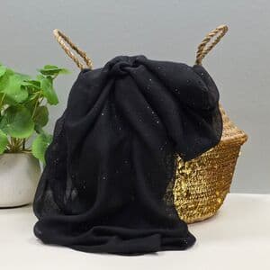 Sparkle Scarf In Black
