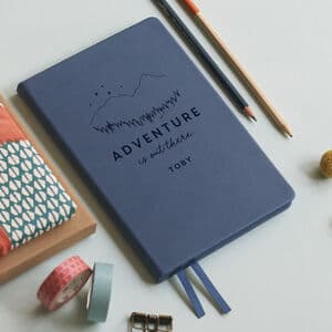 Adventure Personalised Travel Journal Notebook