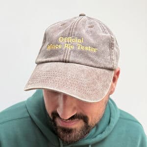 Official Mince Pie Tester Christmas Hat/Cap