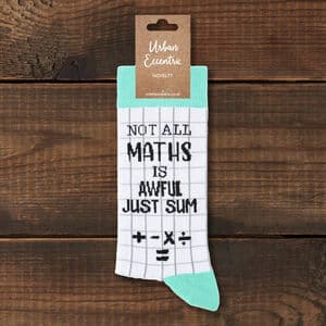 Unisex Not All Maths Is Awful Just Sum Socks