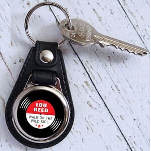 Personalised Vinyl Record Keyring
