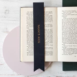 Personalised Leather Bookmark