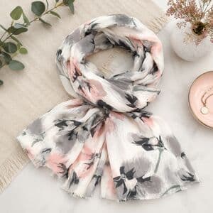 Flower Sketch Scarf