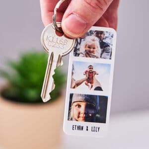 Personalised Photo Strip Keyring