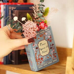 Once Upon A Time Mini Ceramic Book Vase